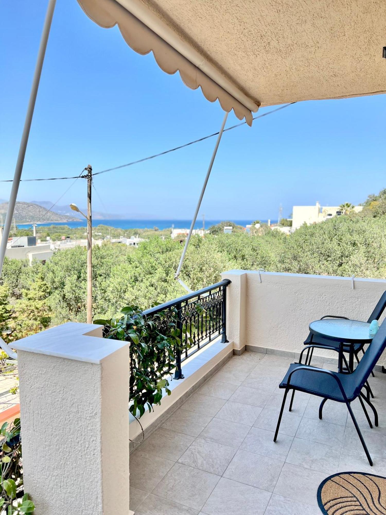 “Shiny” Sea View Apartment At Istron Agios Nikolaos  Ngoại thất bức ảnh